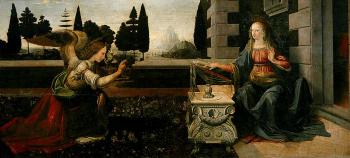 Leonardo Da Vinci : Annunciation